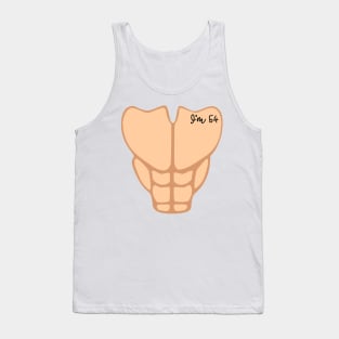 Six Pack I'm 54th Birthday Funny Men Tank Top